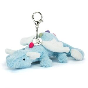 *NWT* JELLYCAT Sky Dragon Plush Bag Charm